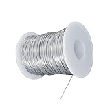 HAOTAISH 304 Stainless Steel Wire 0.02mm-0.2mm for DIY Crafts Garden Fence Length 100m,0.1mm