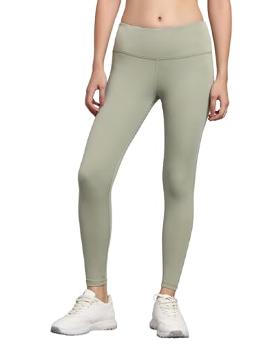 Image of TRUEREVO Sports Leggings for Women-Stretch Dryfit High Waist 7 /8th Gymwear Pants with Back Zipper Pocket-Quick Dry Activewear-Training Tights- for Yoga, Sports, Gym, Workout and Running