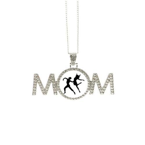 Collier duo danseur cadeau fête des mères original pour maman