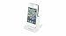Macally LDOCK Foldable L Shaped Charging Dock for iPhone 4/4S - Retail Packaging - White