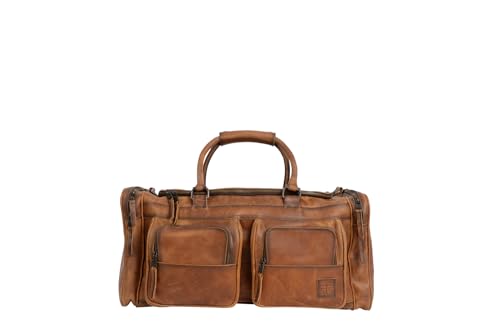 StS Ranchwear Western Duffel Bag Mens Tucson Leather Brown STS316743