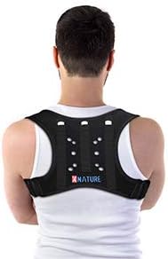 XNATURE Posture Corrector for Men and Women,Fibrous bone Reinforcement Posture Corrector/Adjustable Concealed Back Stretcher/Lumbar Support Back Support/Used to Relieve Upper Back Pain