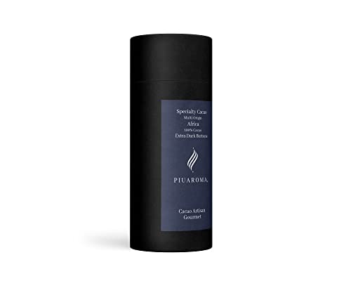 Botones de cacao africano, 100% crudos y puros, variedad de cacao criollo, 250 g, ubicados en la selva tropical de África.