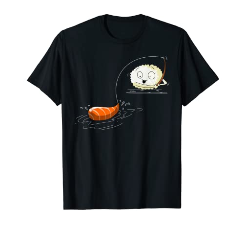 Kawaii Sushi Fishing | Regalo divertente per gli amanti del cibo giapponese Maglietta