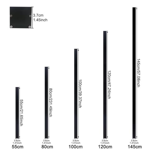 Lámpara de pared de diseño nórdico con iluminación LED premium y acabado impermeable B Style 4