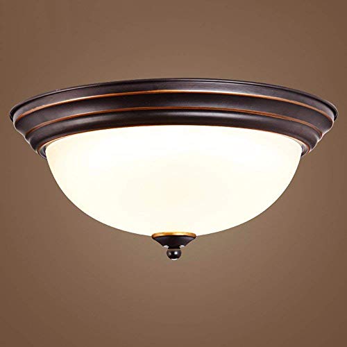 Plafonnier LED style américain rétro 50cm lumière blanche cuisine - 2