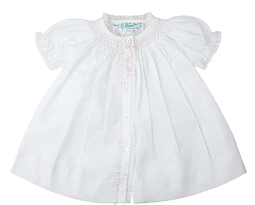 Feltman Brothers Smocked Baby Girl Dress Daygown - White