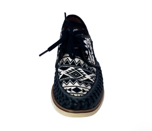 Cowboy Professional Mens #87 Blue Authentic Mexican Leather Huaraches Lace Up Casual4