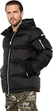 Schott NYC Doudoune Capuche Schott Colten Noir