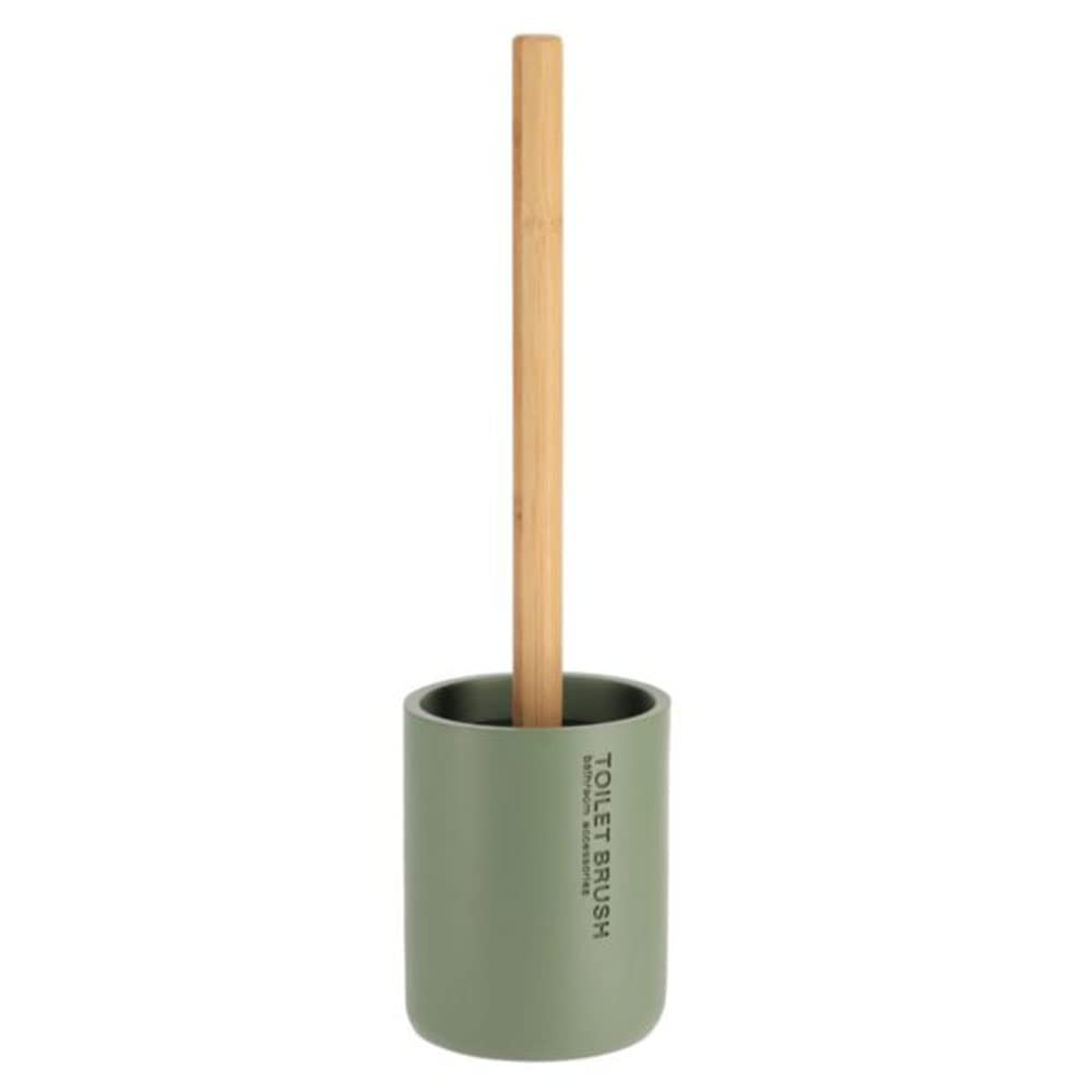 PLUS HOME Juego de baño 4 Piezas Incluye escobilla,dispensador,Vaso,jobonera.Color Verde