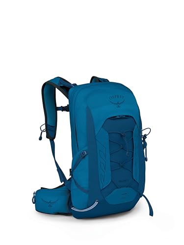 Osprey Talon 11L Men's Lightweight Hiking Backpack - Small Daypack for Travel & Camping, Scoria Blue/Night Shift
