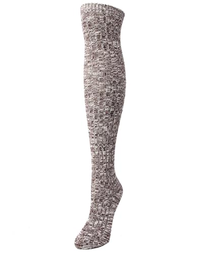 Image of MeMoi Jumbo Cable Over The Knee Cotton Blend Warm Socks