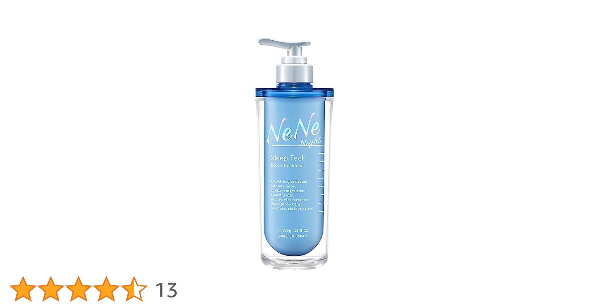 でん様NeNe ナイトスリープテックリペアヘアオイル100ml Amazon | NeNe Night トリートメント ネネ ナイトスリープテック