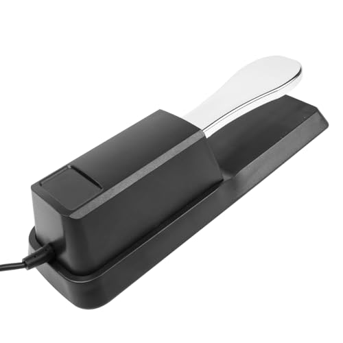 Tiardey 1PCS electric piano sustain pedal, Piano Pedal Keyboard Foot Damper Pedal with Polarity Switch, 6.5mm Input - Image 3