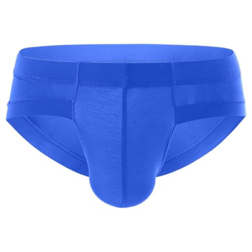 Calzoncillos transpirables de alta calidad para hombre, tallas grandes, ropa interior cómoda a rayas para hombres para momentos de placer, BU1, XL