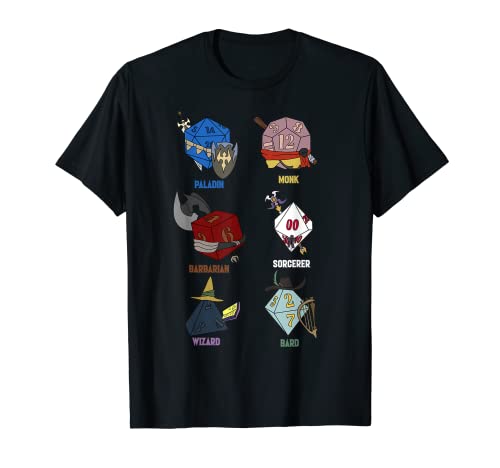 Aventura RPG Dados Fantasía Juegos de rol Camiseta