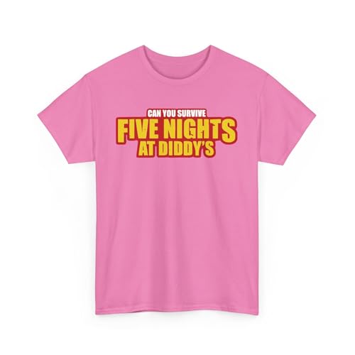 Funny Five Nights at Diddy's House Tee, Meme Shirt, Novelty Graphic Tee, Gift for Gamer, Pop Culture Shirt, John Pork Shirt Azalea