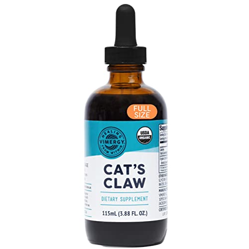 Vimergy Usda Organic Cat’s Claw Extract, 57 Servings – Alcohol Free Cat’s Claw Tincture - Supports A Healthy Immune System - Gluten-Free, Non-Gmo, Kosher, Vegan & Paleo Friendly (115 Ml) #TOP3
