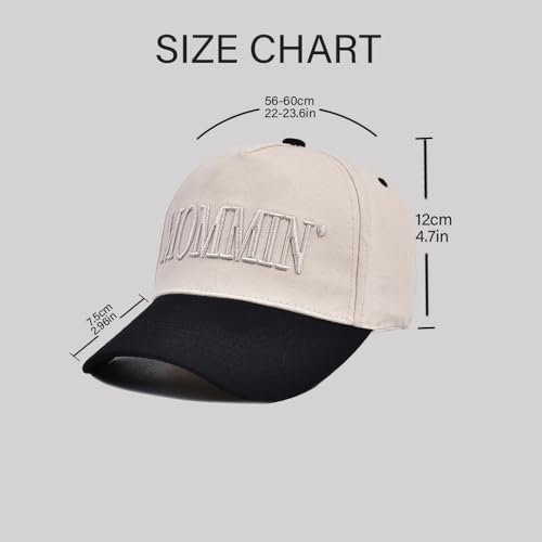 Image of Mommin Trucker Hat,Vintage Two-Tone Women's Baseball Cap with Mama Hat Mothers Day Great Gifts for Mom Wife Stepmom
