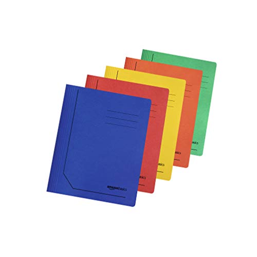 Amazon Basics - Cartelline sottili in carta