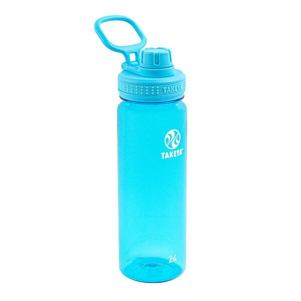 Takeya Tritan Sport Water Bottle with Spout Lid - BPA-Free Dishwasher-Safe Water Bottle - Reusable Bottle with Lid