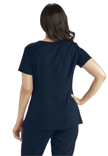 BARCO Grey's Anatomy Women's Mia Top, V-Neck Medical Scrub Top w/ 3 Pockets & Princess Seaming