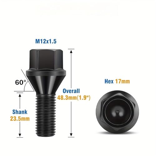 Llaves para tuercas de rueda OEM 36136781150 que solucionan el desgaste en tu 1 E81 2006-2011 2