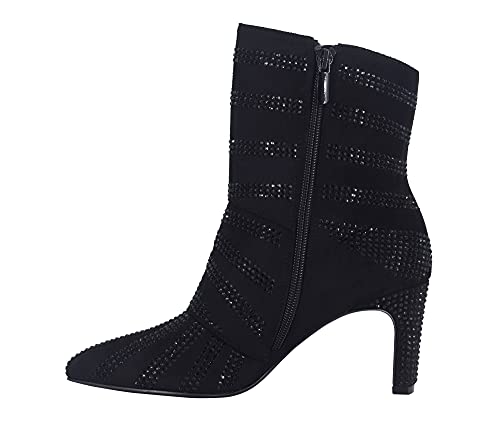 Impo Vanidy Bling Bootie With Memory Foam, Black/Jet, 8 #TOP2