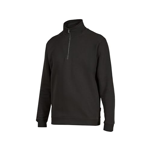 U-Power | Felpa da Lavoro Uomo Senza Cappuccio con Mezza Zip TAUTRA, 50% Cotone, 50% Poliestere