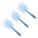 SPYMINNPOO 3 Pcs Darts Shaft and Flights, ABS Integrated Transparent Darts Shaft &Flight Combo Standard Flights Anti Break
