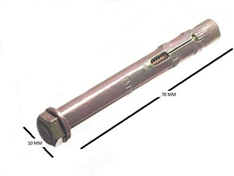 100 X Hex Head Sleeve Anchors MM40mm - Masonry Fasteners