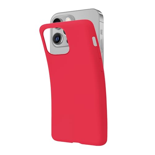 SBS Coque iPhone 13 Pro Rouge Scarlet Pantone 1935 C Etui Souple Souple Flexible Anti-Rayures Coque Mince et Confortable à Tenir dans Votre Poche Housse...