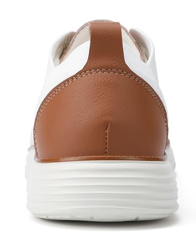 Image of VILOCY Men's Casual Dress Sneakers Lace-Up Oxfords Business Mesh Breathable Walking Shoes Tennis Comfortable