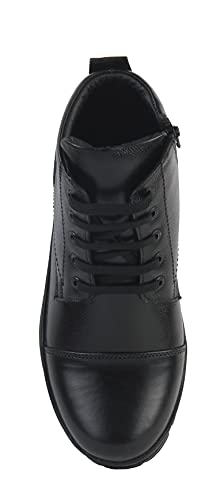Image of XHUGOY COMBAT POLICE DMS WARDI BOOT IN BLACK|TAN