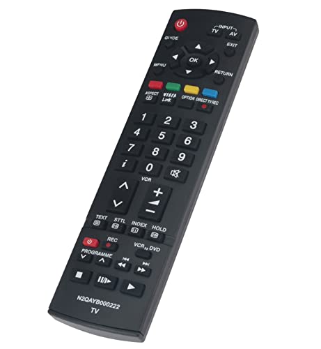 Replacement Remote Control N2QAYB000222 Fit for Panasonic LCD TV TX-26LXD8 TH-42PZH8FV TH-46PZH8FV TX-32LED7FM TX-32LED8F TX-32LED8FS EUR7651110 TX-26LED8F TX-26LED8FS TH-42PZ8E TH-46PZ8E - Image 3