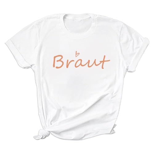 Camiseta del equipo de novia (Blanc M), Blanco, M