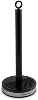 Morphy Richards 976012 Dune Towel Pole with Weighted Base, Anti-Slip Feet, Stainless Steel, Black