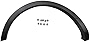 PartsFlow Rear Right Fender Flare Wheel Molding For 2013-2018 Ford Explorer Police Interceptor Utility For 2011-2019 Ford Explorer FO1791114