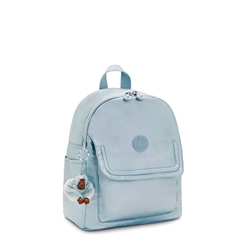 Kipling Mochila Metálica Matta Up Pérola Azul-Petróleo Metálico, Pérola azul-petróleo metálico