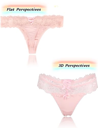 Image of ohyeah Sexy Lace G-String Thongs Panties Low Rise Underwear Undies for Women Cotton Crotch Cheeky Tangas Panties 4-18