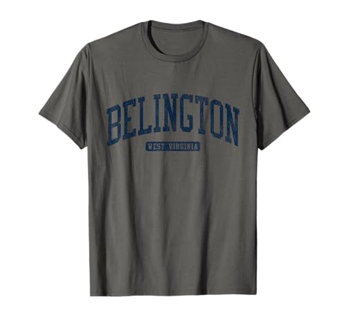 Belington West Virginia WV College University Style Blue T-Shirt