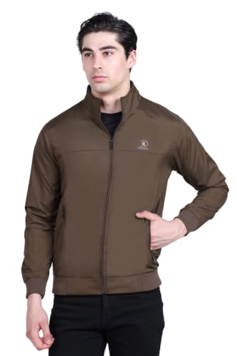 Image of Men's Windcheater Jacket | Lightweight Windbreaker with Front Zip & Pockets | Outdoor & Travel Jacket