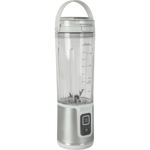 Image of Ninja Blast BC151EUWH Portable Blender / Blender / Smoothie Maker, 530 ml Cup, Leak-proof Lid, Powerful Mini Stand Mixer, Wireless & Rechargeable, Crushes Ice & Fruit, White