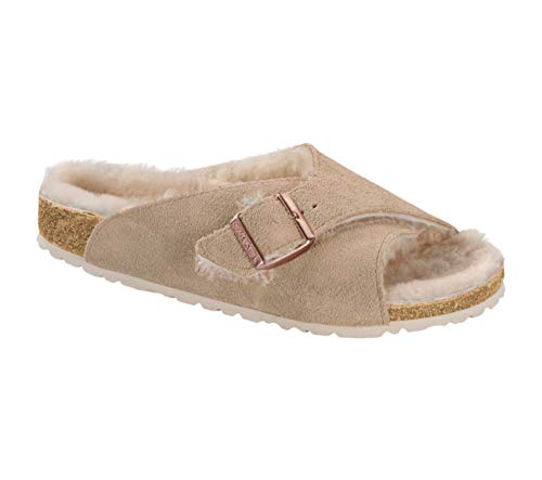 Birkenstock Women's Arosa Shearling Nude/Nude Shearling 42 N
