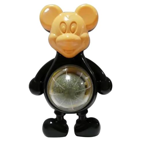 Image of cature Care by Nature Toys Mint Ball Swirl Cat Ball Catnip Cat Candy 2-In-1 Mickey Mouse Interactive Cat&Kitten Toy (Style 22)