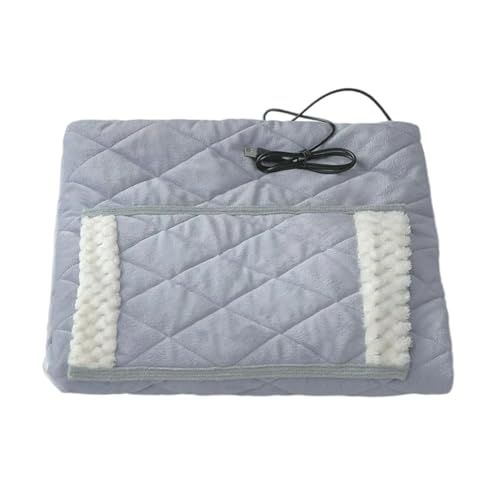 Kustimantu Manta Calefactora Eléctrica | 68 x 99 cm Manta Térmica - De Calefacción con Apagado Automático - para Viajar, Dormir, Uso En Interiores, Trabajo, Sofá, Cama, Hogar, Invierno Y