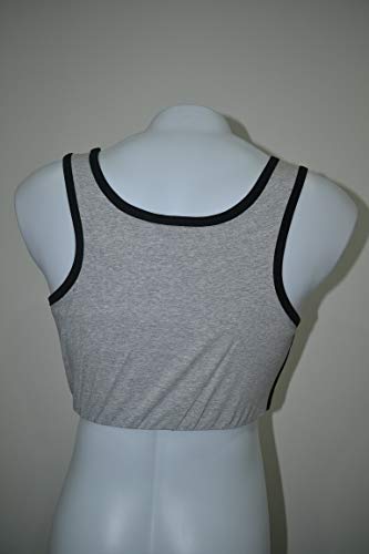 BaronHong Tomboy Trans Lesbian Pull On Closure Chest Binder Short Tank Top Elastic Band