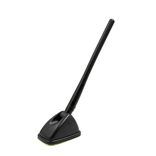 Image of uxcell Black Adjustable Self Adhesive Base Decorative Antenna Aerial for Car Automobile