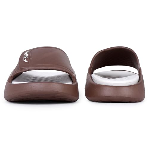 Image of FLITE FL-2052 Men's Slides - Cushioned Casual Sandals for Gents, Soft Plush Padding & Bold Color Design
