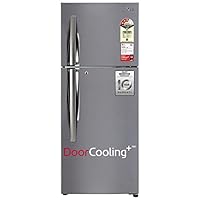 LG 242 L 3 Star Smart Inverter Frost-Free Double Door Refrigerator (GL-I292RPZX, Shiny Steel, Door Cooling+, Gross Volume- 260 L)